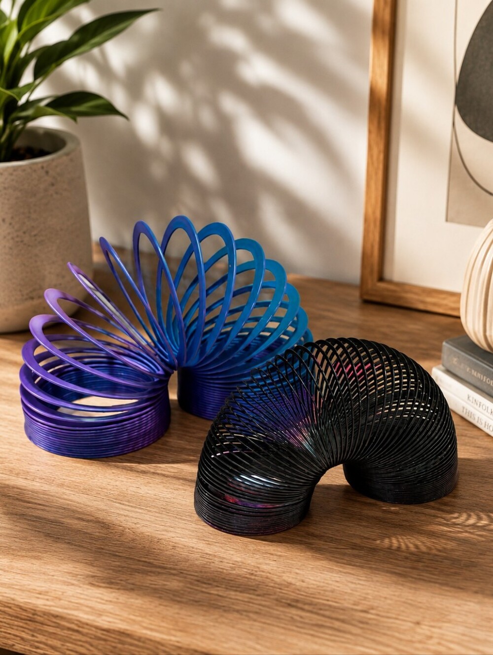 Colorful Slinky Toy Set – 2 Pack | Stress Reliever & STEM Toy